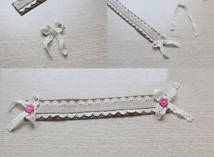 Cách làm bờm tóc vải cho bé gái