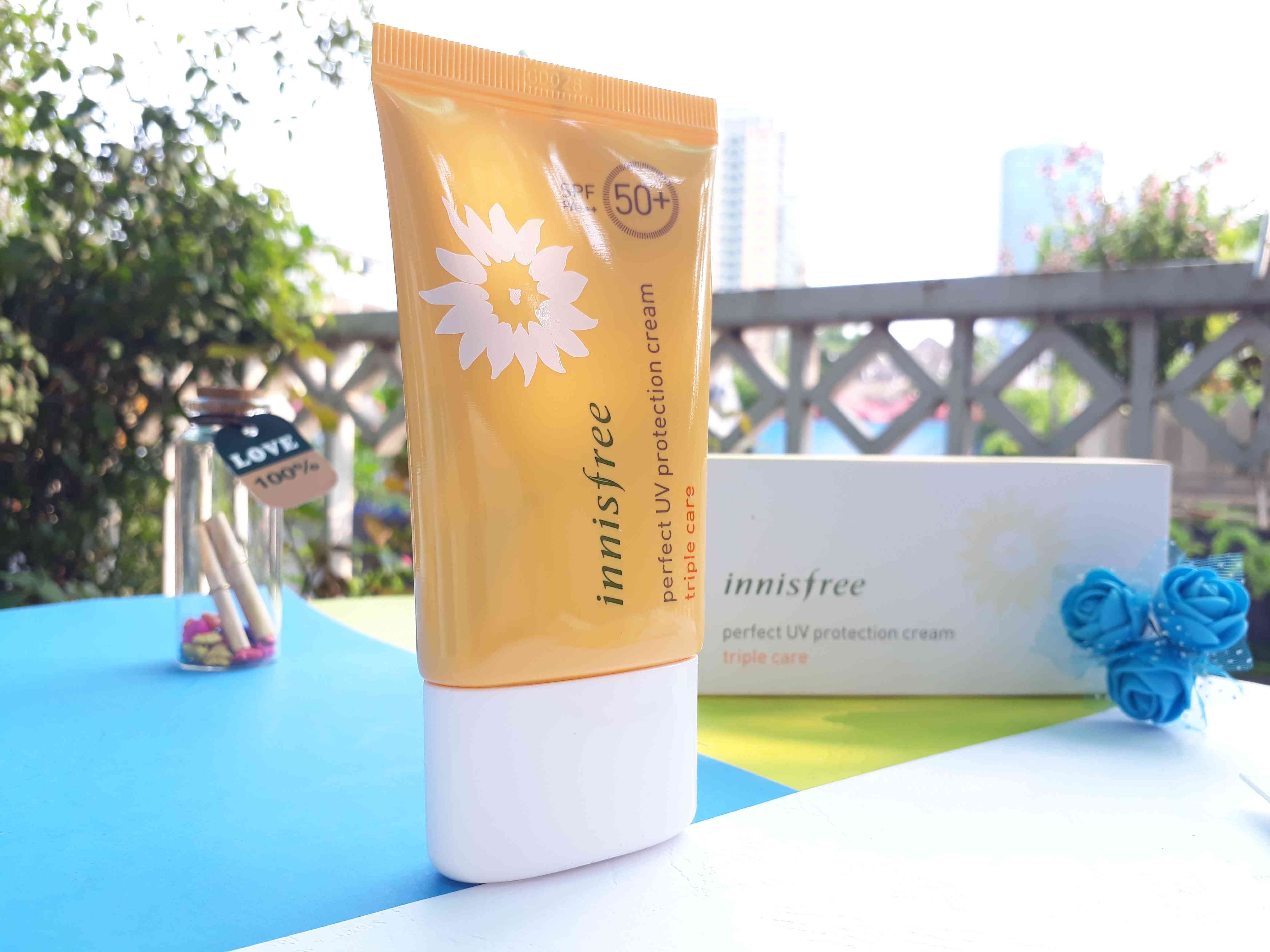 Innisfree Perfect UV Proteciton Cream Triple Care 2