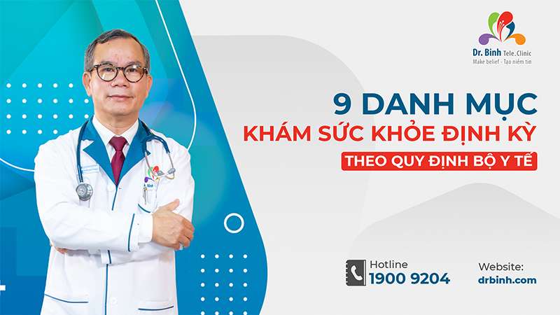 Danh mục khám sức khỏe định kỳ bắt buộc theo quy định Bộ Y tế