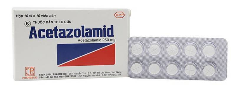 Acetazolamide, điều trị tăng nhãn áp dạng uống hiệu quả