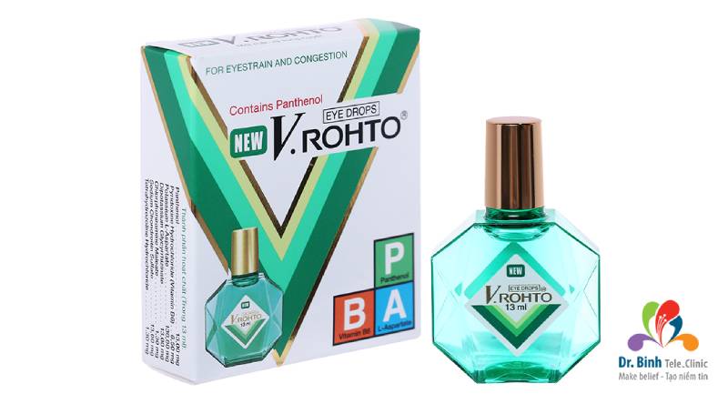 Thuốc nhỏ mắt Nhật Bản V Rohto giúp bảo vệ mắt luôn khỏe mạnh, tránh mỏi mắt