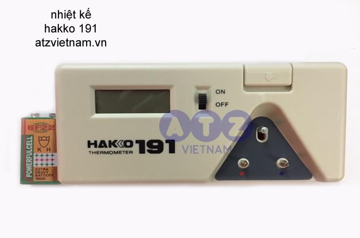 Máy đo nhiệt độ mũi hàn hakko 191