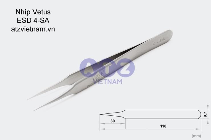 Nhíp Vetus ESD 4-SA chống tĩnh điện