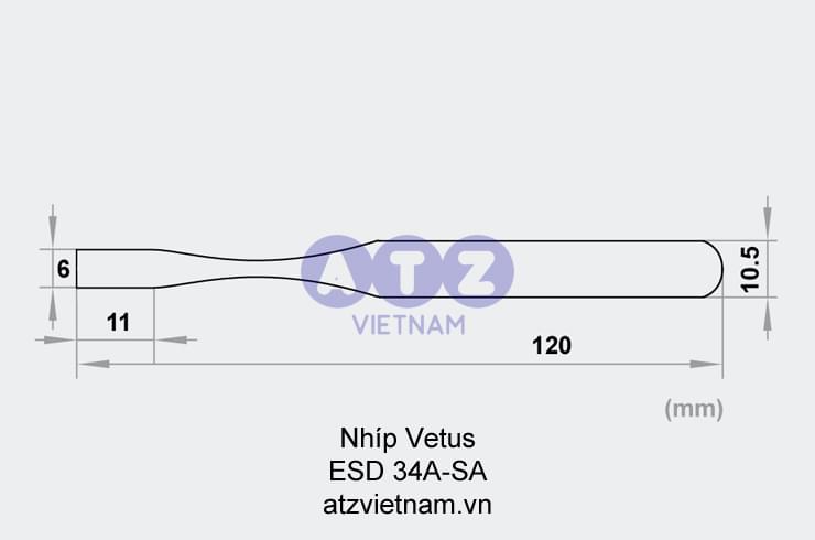 Nhíp Vetus ESD 34A-SA