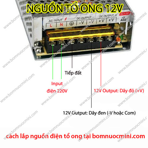 hướng dẫn sử dụng nguồn tổ ong