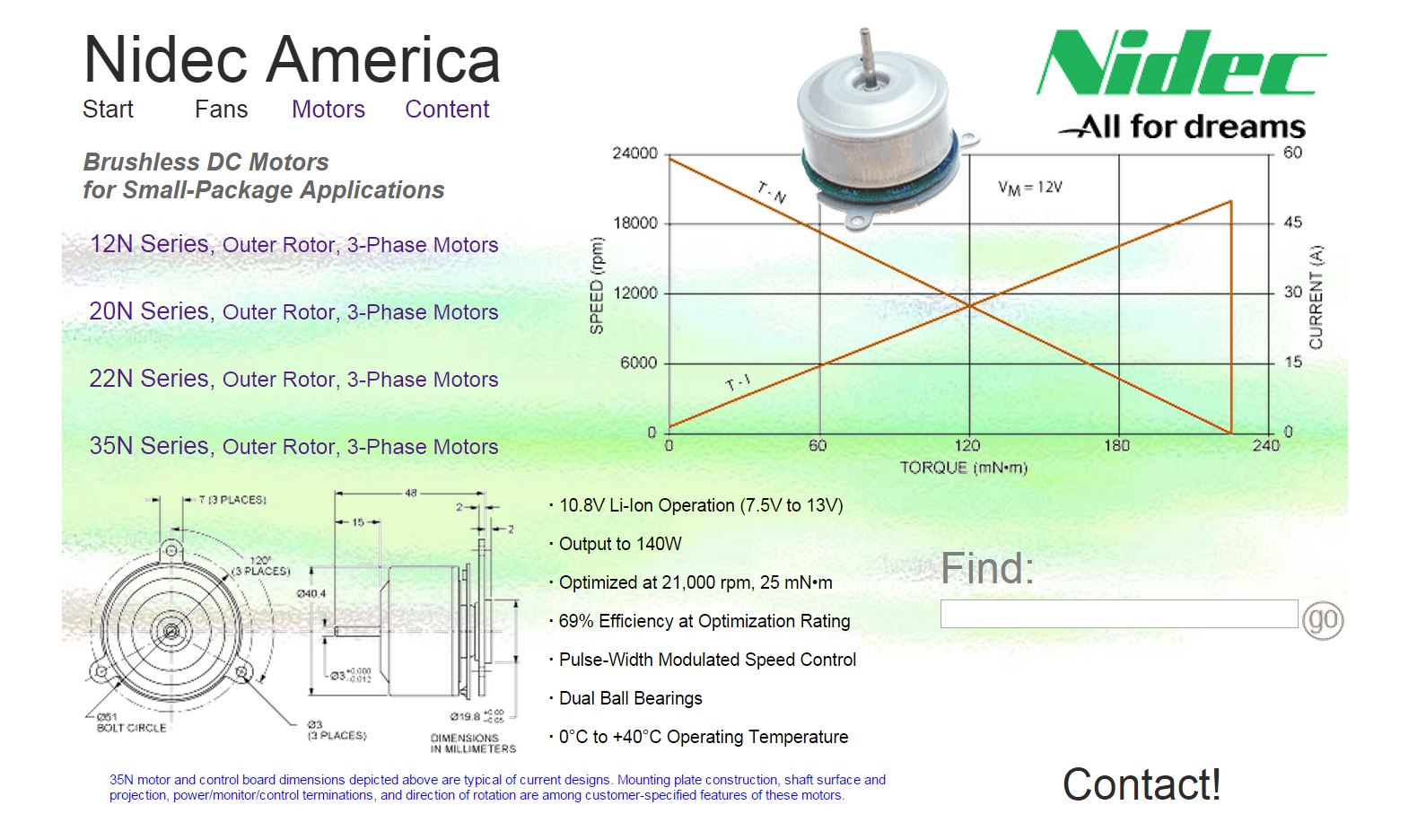 đông cơ dc Brushless