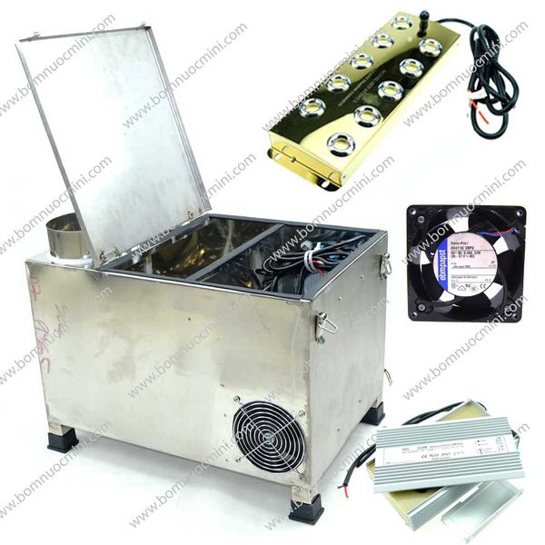 Máy Tạo Ẩm 2 Vỉ 10 Mắt Thùng Inox 304