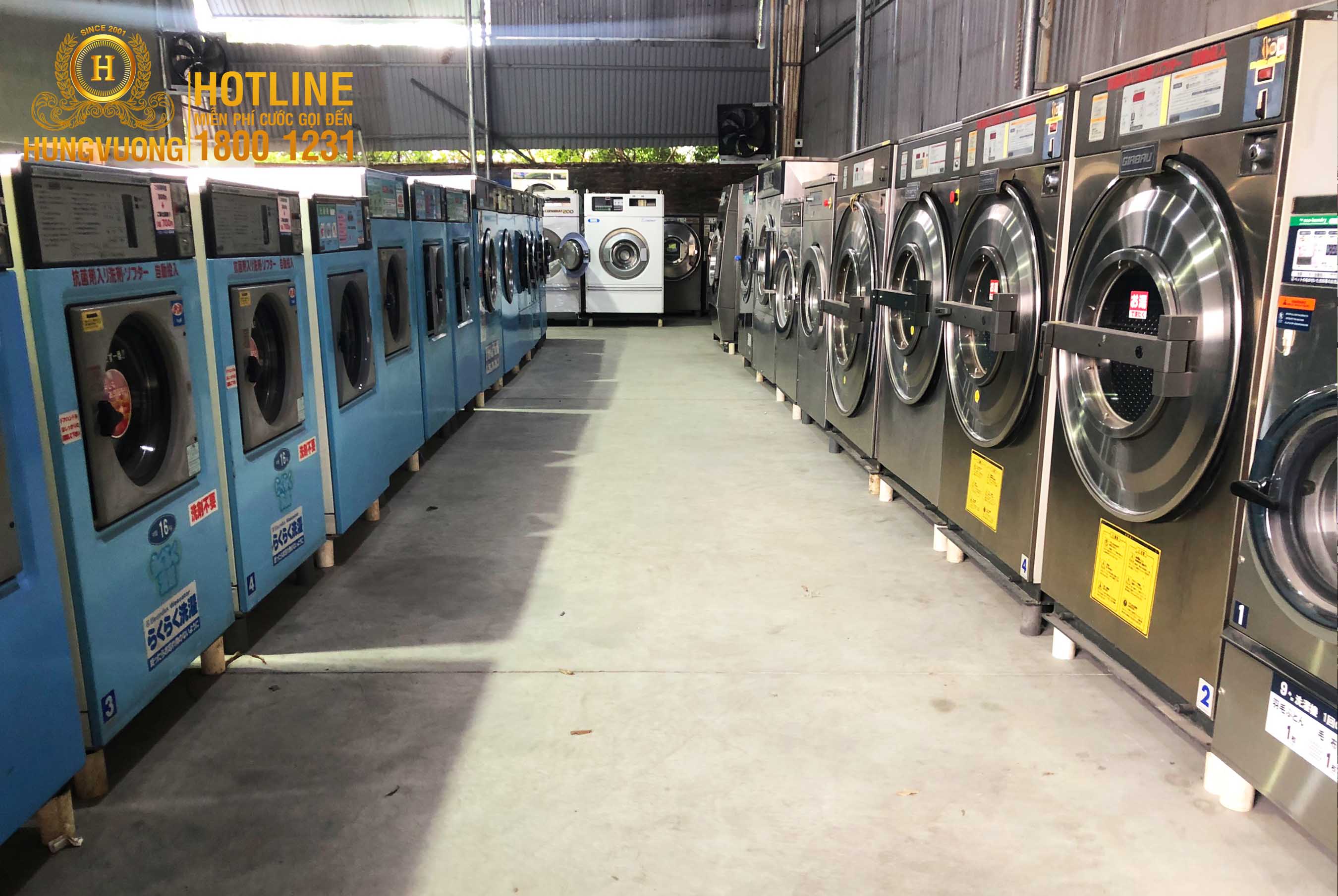 Địa chỉ bán máy giặt công nghiệp đáng tin cậy có kho máy đa dạng