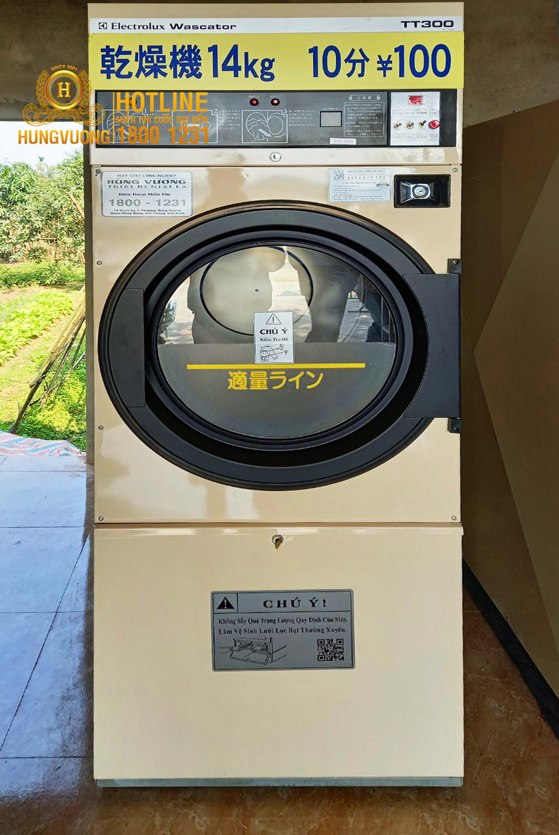 Mua máy sấy công nghiệp cho tiệm giặt công nghiệp ở Hà Tĩnh