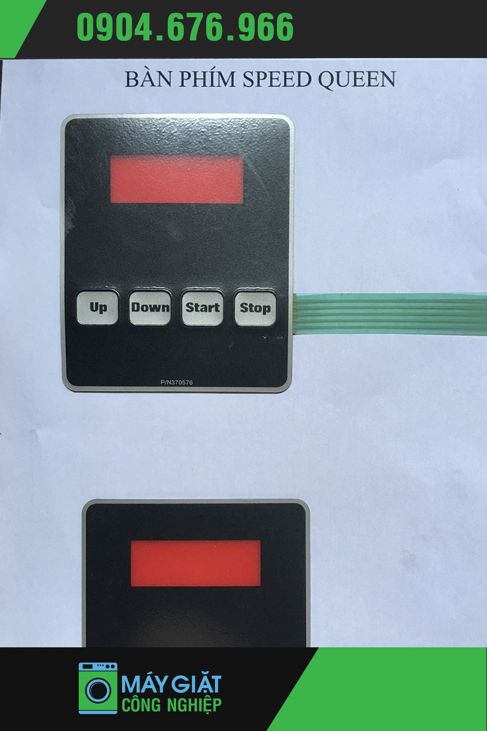 Bàn phím máy giặt công nghiệp cũ