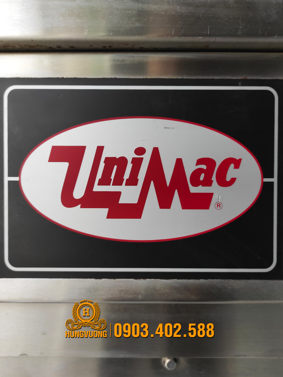 Tem mác máy giặt công nghiệp UNIMAC UX55LB, 25kg, chân chống rung, biến tần, Mỹ