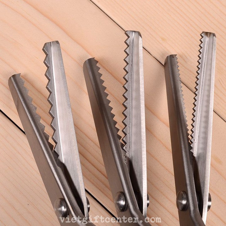 Kéo răng cưa cắt vải, giấy thủ công