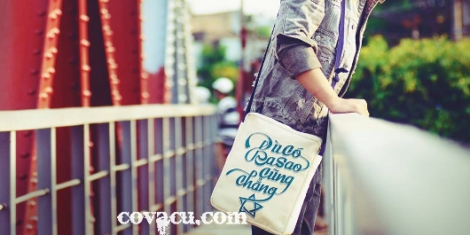 Quà sinh nhật bạn trai túi vải bố
