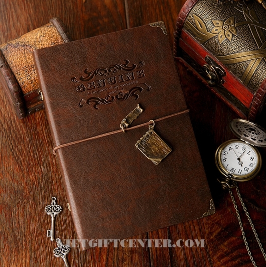 Sổ tay da cổ điển Genuine