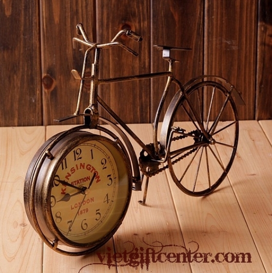 Đồng hồ để bàn kiểu cổ vintage Timing Bicycle 02