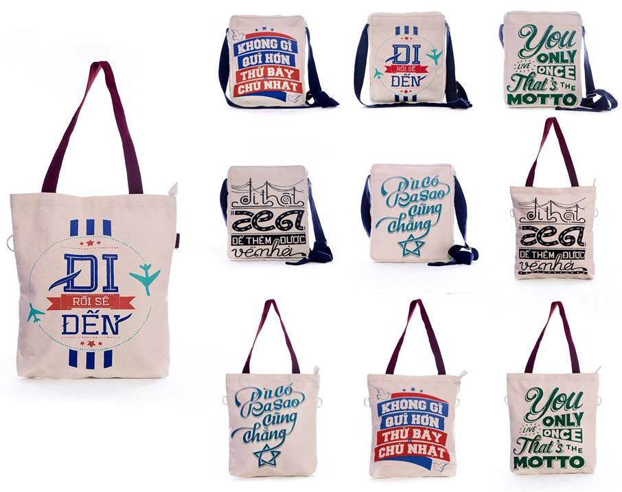 Túi xách vải canvas