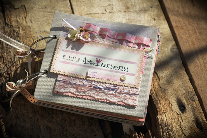 Album handmade - quà tặng cho bé gái
