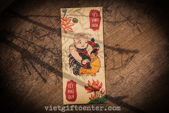 bao li xi lay y tuong tu tranh Dong Ho