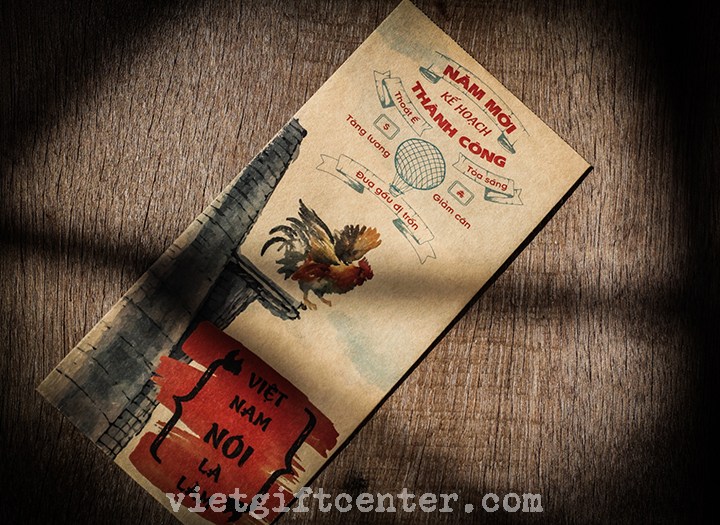 Bao lì xì mang hàm ý cố gắng cho đầu năm mới