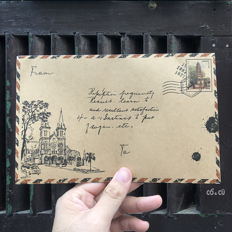 bì thư handmade vintage