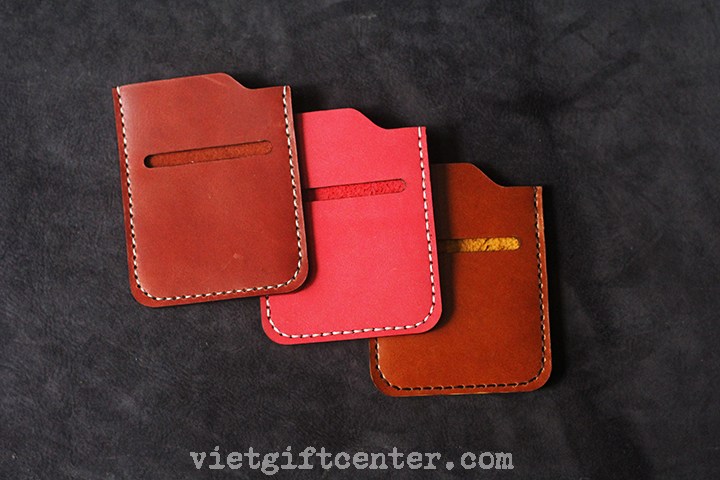 Bóp thẻ 1 ngăn dọc tối giản