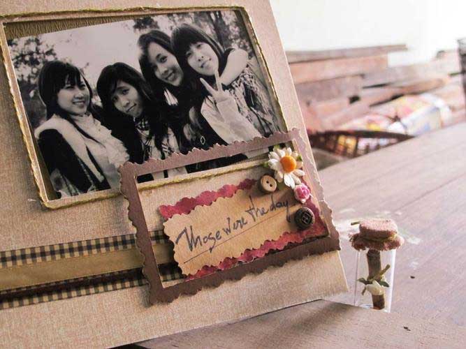 Hướng dẫn làm bìa scrapbook độc đáo, sáng tạo