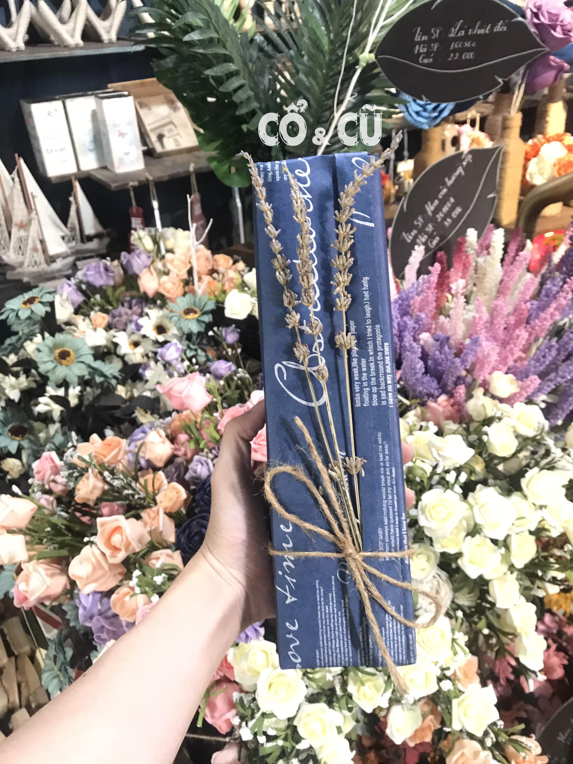 giấy gói quà handmade