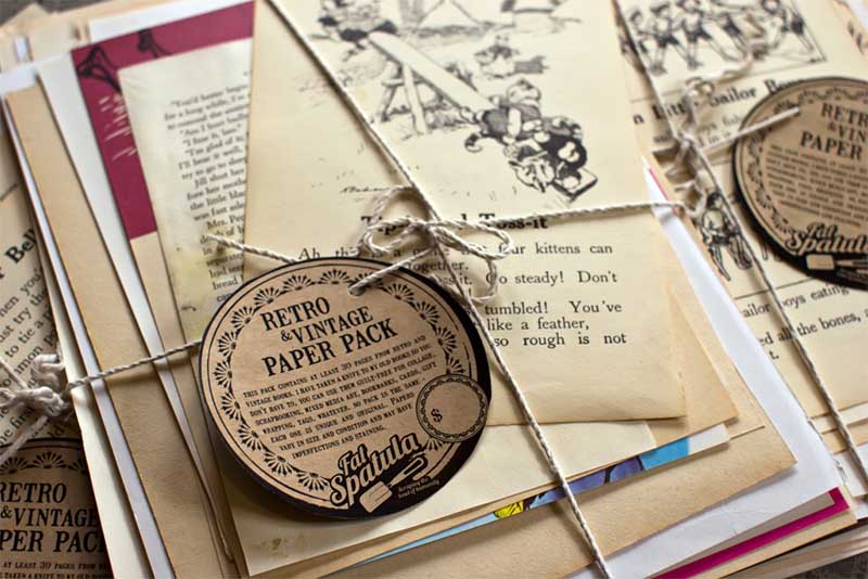 Giấy vintage dùng làm scrapbook mua ở đâu?