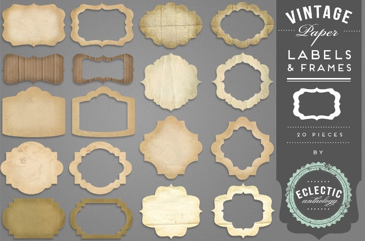 Giay vintage lam scrapbook