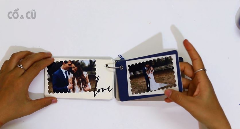 hướng dẫn trang trí và dán ảnh handmade