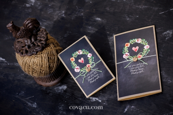 Thiệp valentine vintage