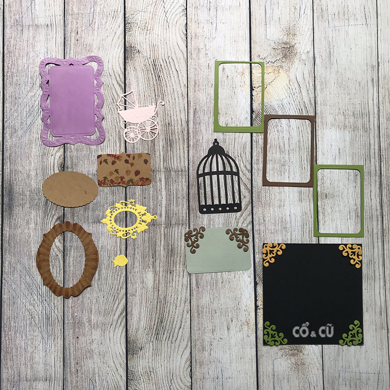 nguyên liệu album ảnh handmade