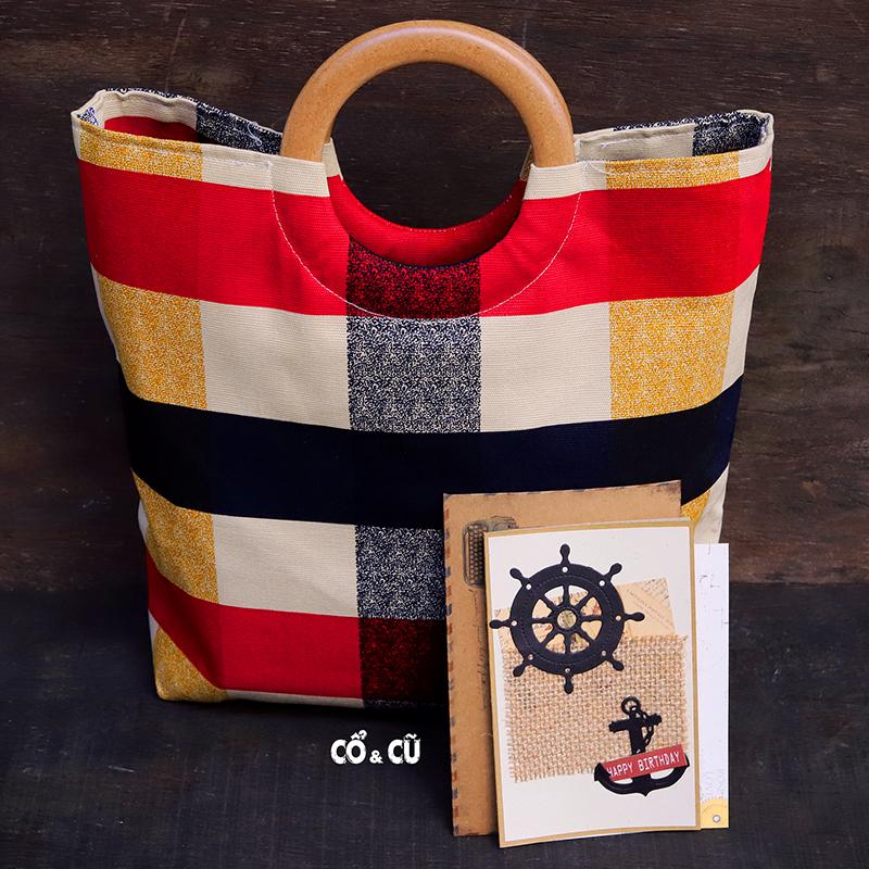 túi quai gỗ tặng 20/11