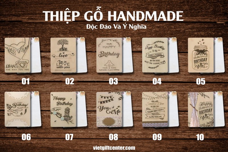 thiệp handmade cho quà tặng giáng sinh