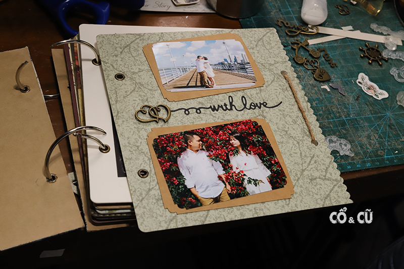 scrapbook handmade cặp đôi