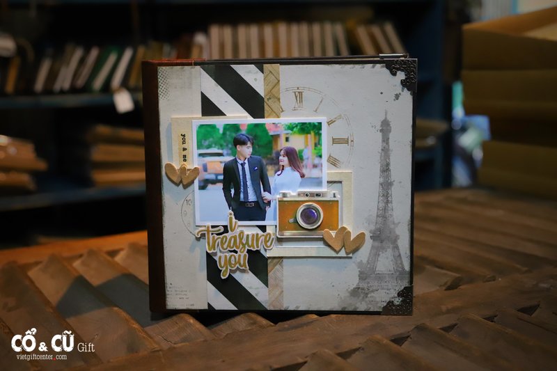 scrapbook album ảnh handmade cặp đôi