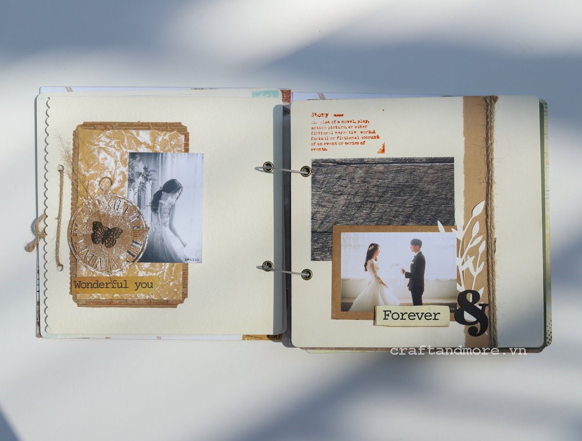 Trang trí làm scrapbook theo yêu cầu