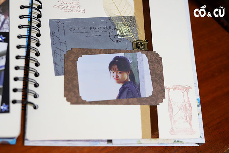 scrapbook vintage làm quà tặng
