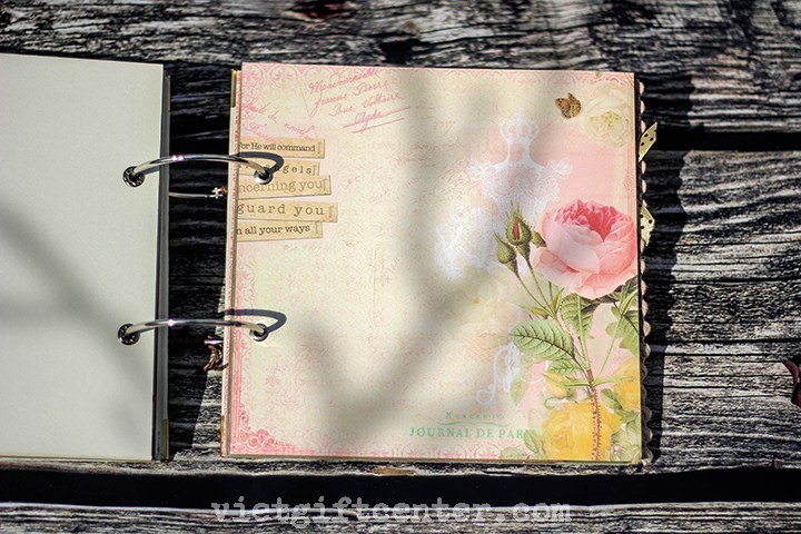 Scrapbook album ảnh handmade Believe