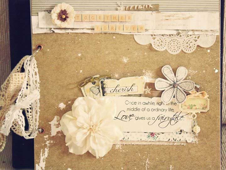 Scrapbook handmade là nguồn cảm hứng của sáng tạo