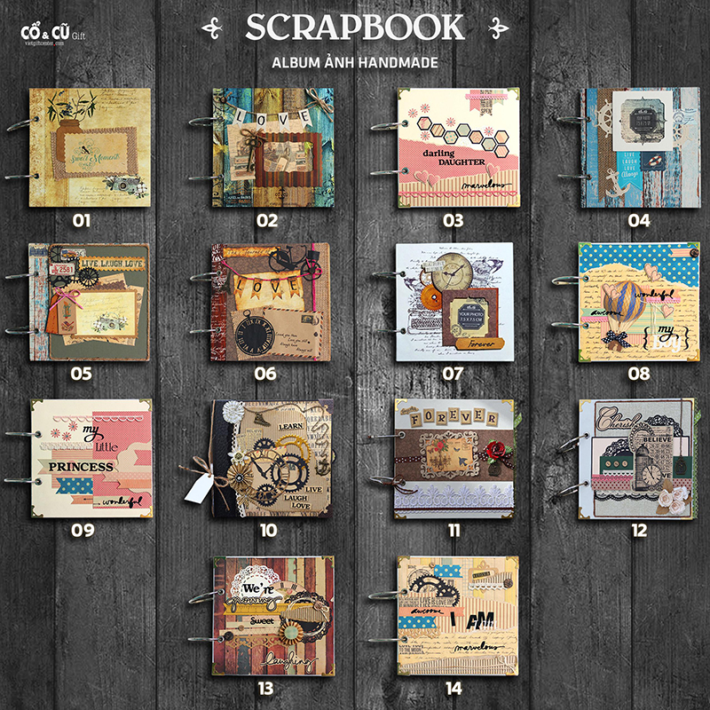 scrapbook trang trí thủ công