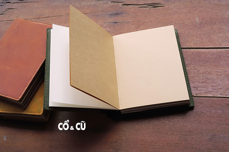 sổ tay vintage da thật cao cấp
