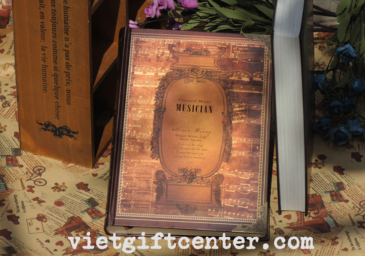 sổ tay đẹp musician