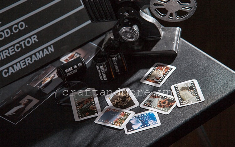 film roll sticker dạng trong suốt