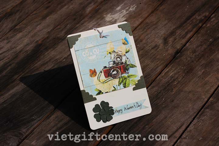 thiệp handmade 8/3 tặng phụ nữ