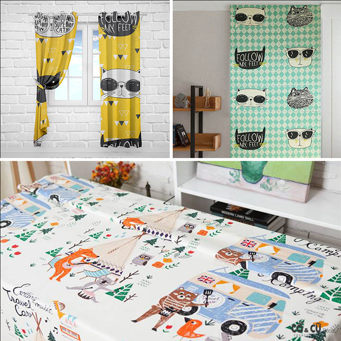 vải canvas trẻ em