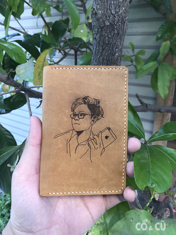 ví đựng passport da