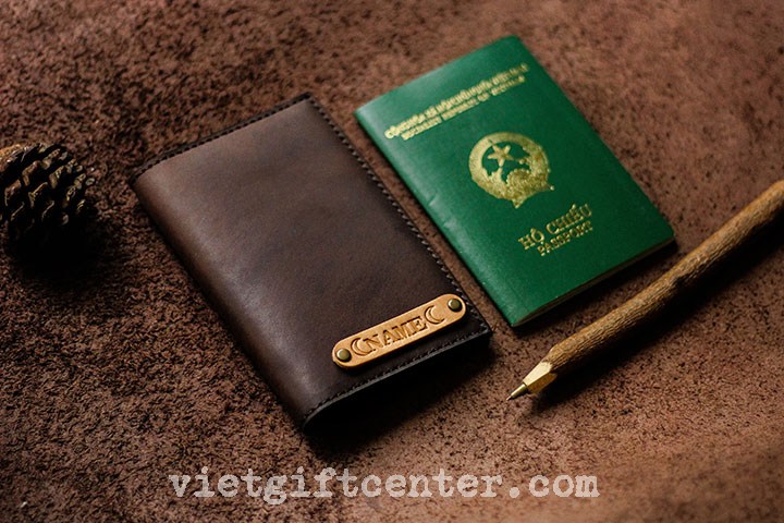 vỏ bọc hộ chiếu khắc lazer