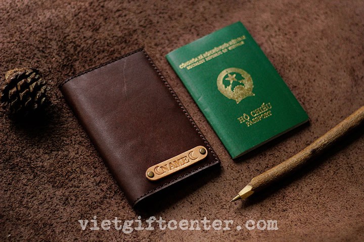 vỏ bọc hộ chiếu khắc lazer