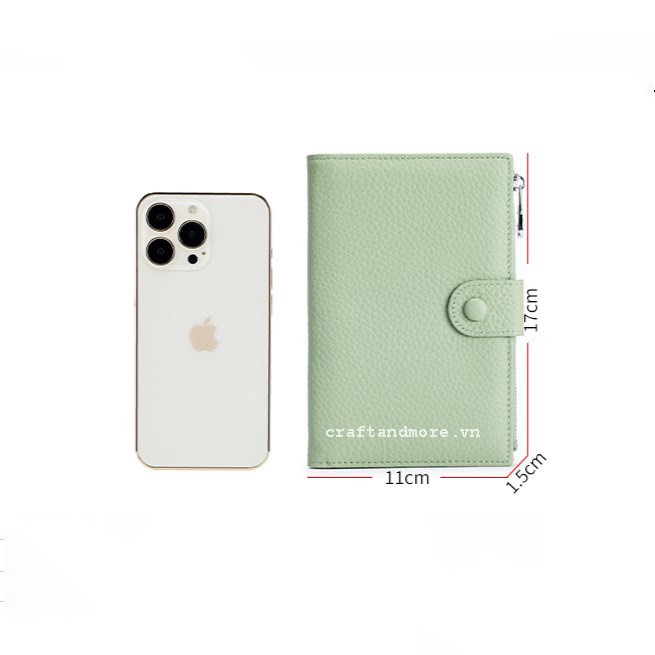 Vỏ bọc hộ chiếu - passport case màu basic